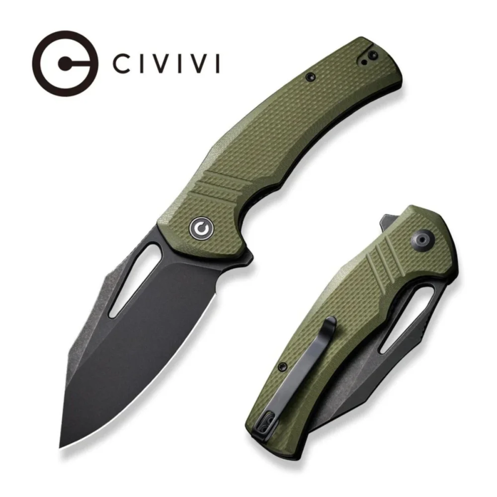 Nóż składany Civivi BullTusk OD Green G10, Black Stonewashed 14C28N (C23017-2) 1 Nóż składany Civivi BullTusk OD Green G10, Black Stonewashed 14C28N (C23017-2)