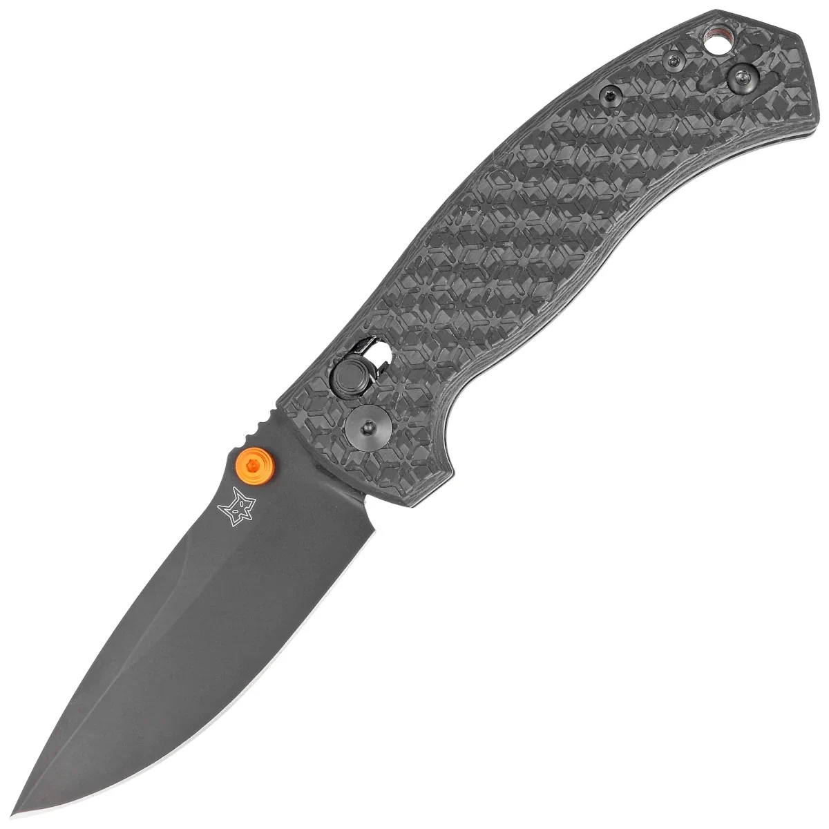Anzu Carbon Fiber 3K, Black PVD, najnowszy projekt znanego knifemakera Lesa Georga dla firmy Fox. Zmakomita propozycja na kompaktowy nóż składane EDC, z głownią wykonaną z MagnaCut, obecnie uznawaną za najlepszą stal na noże! - LifeGun.pl Nóż składany Fox Anzu Carbon Fiber 3K, Black PVD MagnaCut by Les George (FX-560 CFOR)-1
