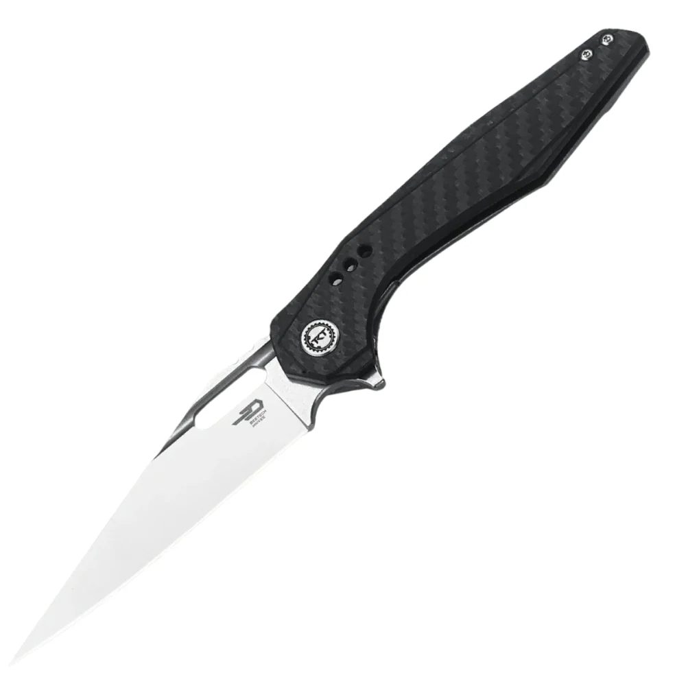 Nóż składany Bestech Malware Grey Titanium/Carbon Fiber, Stonewashed/Satin CPM S35VN by Todd Knife and Tool (BT1902C) 1 Nóż składany Bestech Malware Grey Titanium/Carbon Fiber, Stonewashed/Satin CPM S35VN by Todd Knife and Tool (BT1902C)