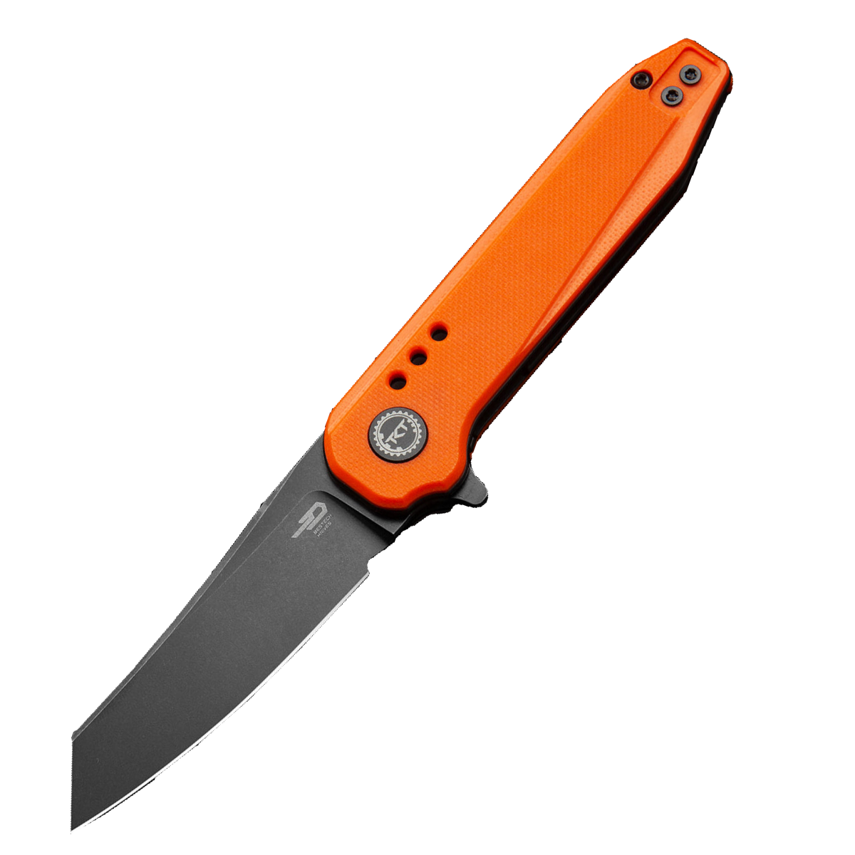 Syntax Orange G10, Black Stonewashed nóż składany EDC, to kolejny z nietuzinkowych projektów braci Setha i Teryla Toddów z TKT. Na okładzinach kompozyt G10, głownia ze sprawdzonej stali 14C28N, a wszystko to w znakomitej cenie i jakości firmy Bestech! - LifeGun.pl Nóż składany Bestech Syntax Orange G10, Black Stonewashed 14C28N by Todd Knife and Tool (BG40C)-1