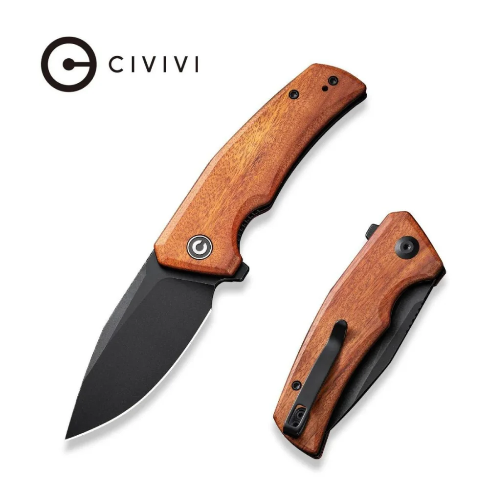Nóż składany Civivi Regulatron Guibourtia Wood, Black Stonewashed Nitro-V (C23006-3) 1 Nóż składany Civivi Regulatron Guibourtia Wood, Black Stonewashed Nitro-V (C23006-3)
