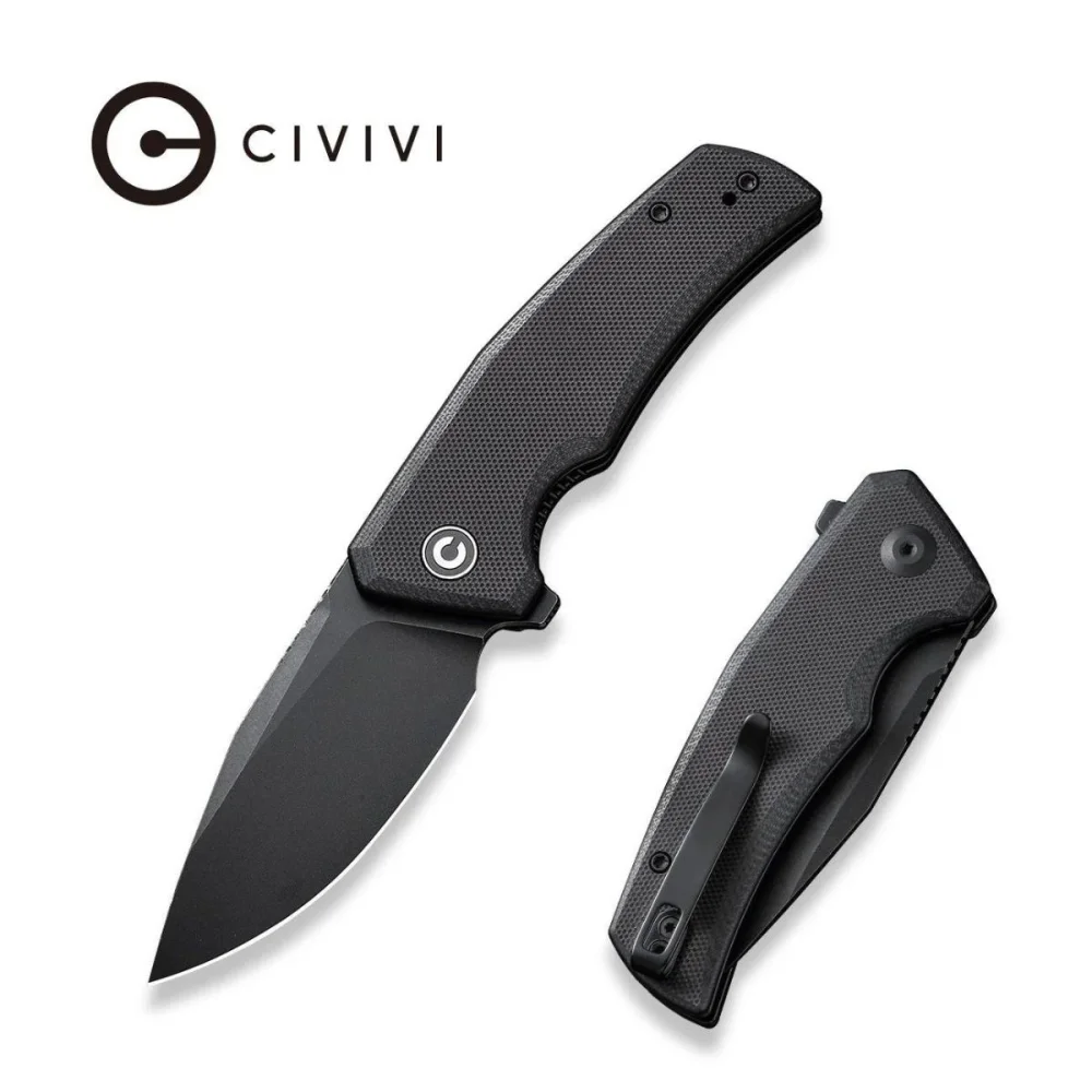 Nóż składany Civivi Regulatron Black G10, Black Stonewashed Nitro-V (C23006-1) 1 Nóż składany Civivi Regulatron Black G10, Black Stonewashed Nitro-V (C23006-1)