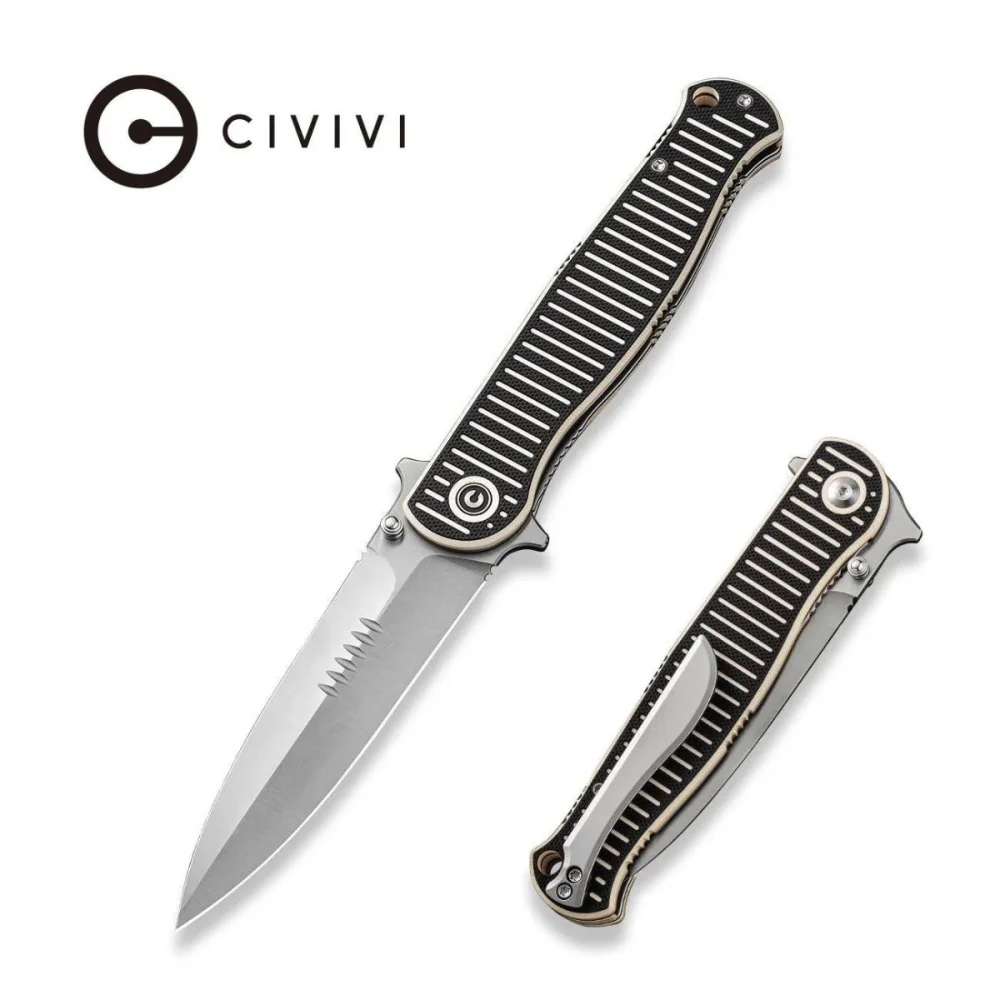 Nóż składany Civivi RS71 Ivory/Black G10, Satin Nitro-V by Robert Saniscalchi (C23025-1) 1 Nóż składany Civivi RS71 Ivory/Black G10, Satin Nitro-V by Robert Saniscalchi (C23025-1)