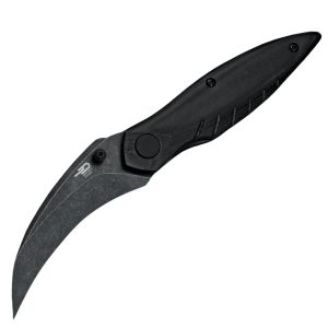 Nóż składany Bestech Mantidae Black Micarta, Black Stonewashed 14C28N by Lucas (BG60D)-1