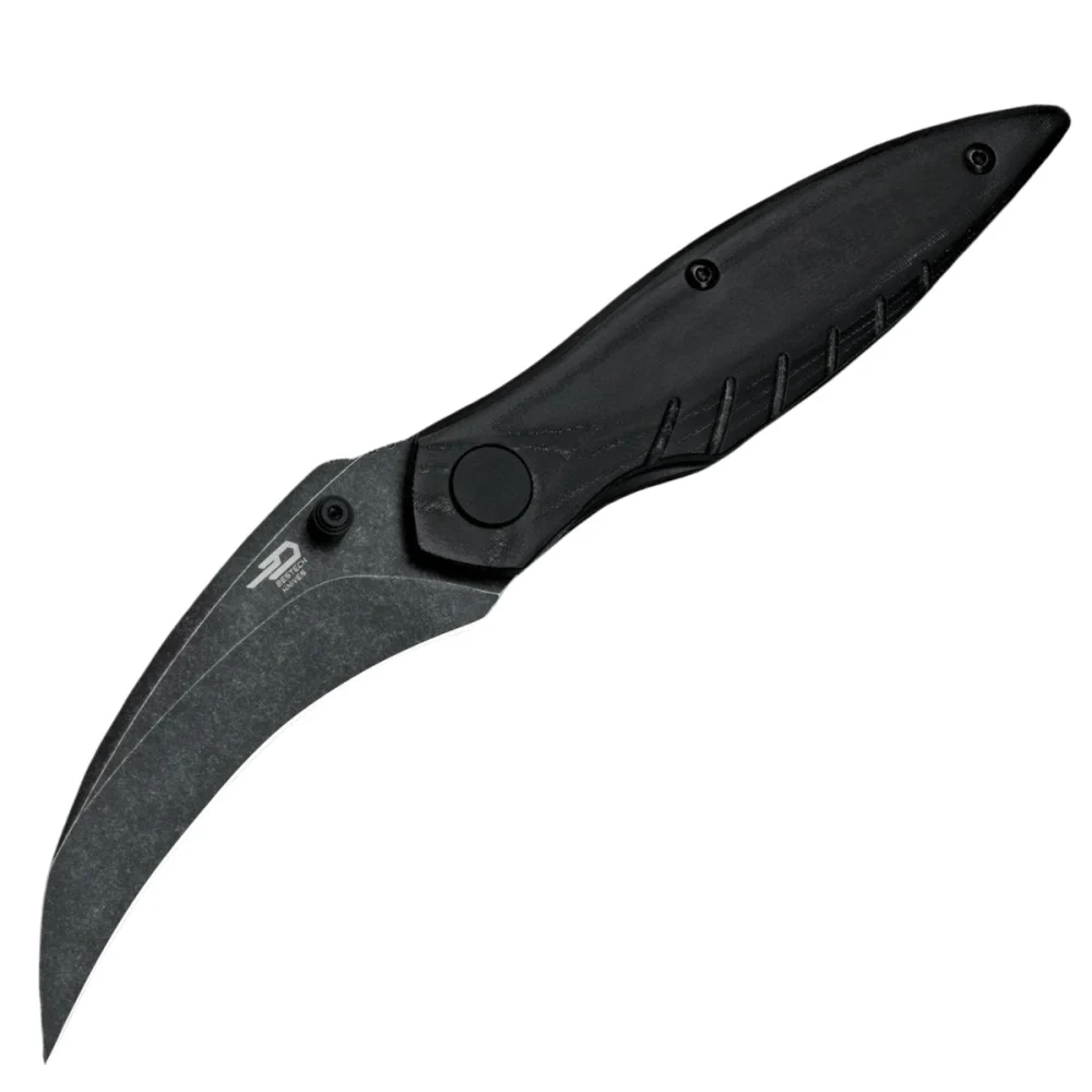 Nóż składany Bestech Mantidae Black Micarta, Black Stonewashed 14C28N by Lucas (BG60D) 1 Nóż składany Bestech Mantidae Black Micarta, Black Stonewashed 14C28N by Lucas (BG60D)