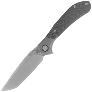 Nóż składany Bestech Constellation Grey Titanium/3K Twill Weave Skin Carbon Fiber, Bead Blasted/Stonewashed MagnaCut by Munko Knives (BT2501D)-1