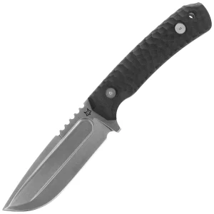 Nóż Fox Monteserra Black G10, Stonewashed Niolox by GZ Tactical Knives (FX-628 G10B)-1