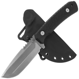 Nóż Fox Monteserra Black G10, Stonewashed Niolox by GZ Tactical Knives (FX-628 G10B)-2