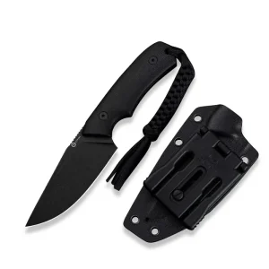 Nóż Civivi Gander Black Canvas Micarta, Black Stonewashed 14C28N by Matt Gentry (C24058B-2)-1