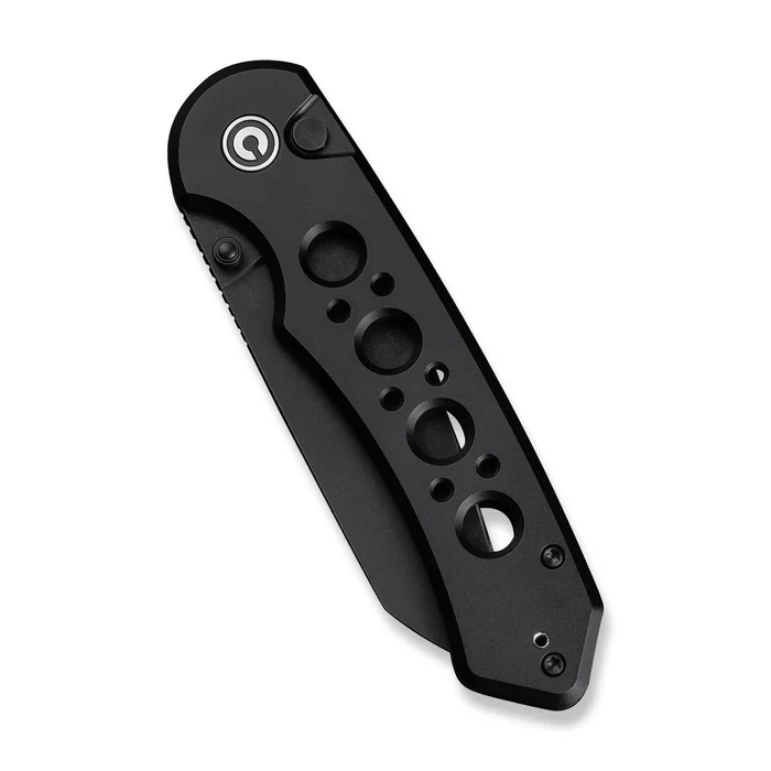 Pragma Prime Black Aluminium, Black Stonewashed – smukły folder Civivi EDC z głownią ze stali Sandvik 14C28N o profilu Wharncliffe, wygodna rękojeść z aluminium, intuicyjna blokada button lock. Ergonomia i precyzja wykonania w kompaktowej formie. - LifeGun.pl Nóż składany Civivi Pragma Prime Black Aluminium, Black Stonewashed 14C28N (C24067-1)-6