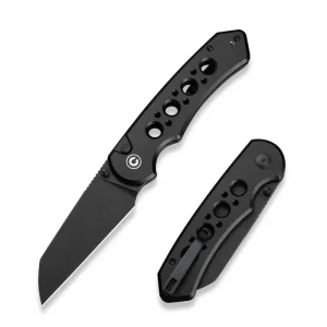 Nóż składany Civivi Pragma Prime Black Aluminium, Black Stonewashed 14C28N (C24067-1)-1