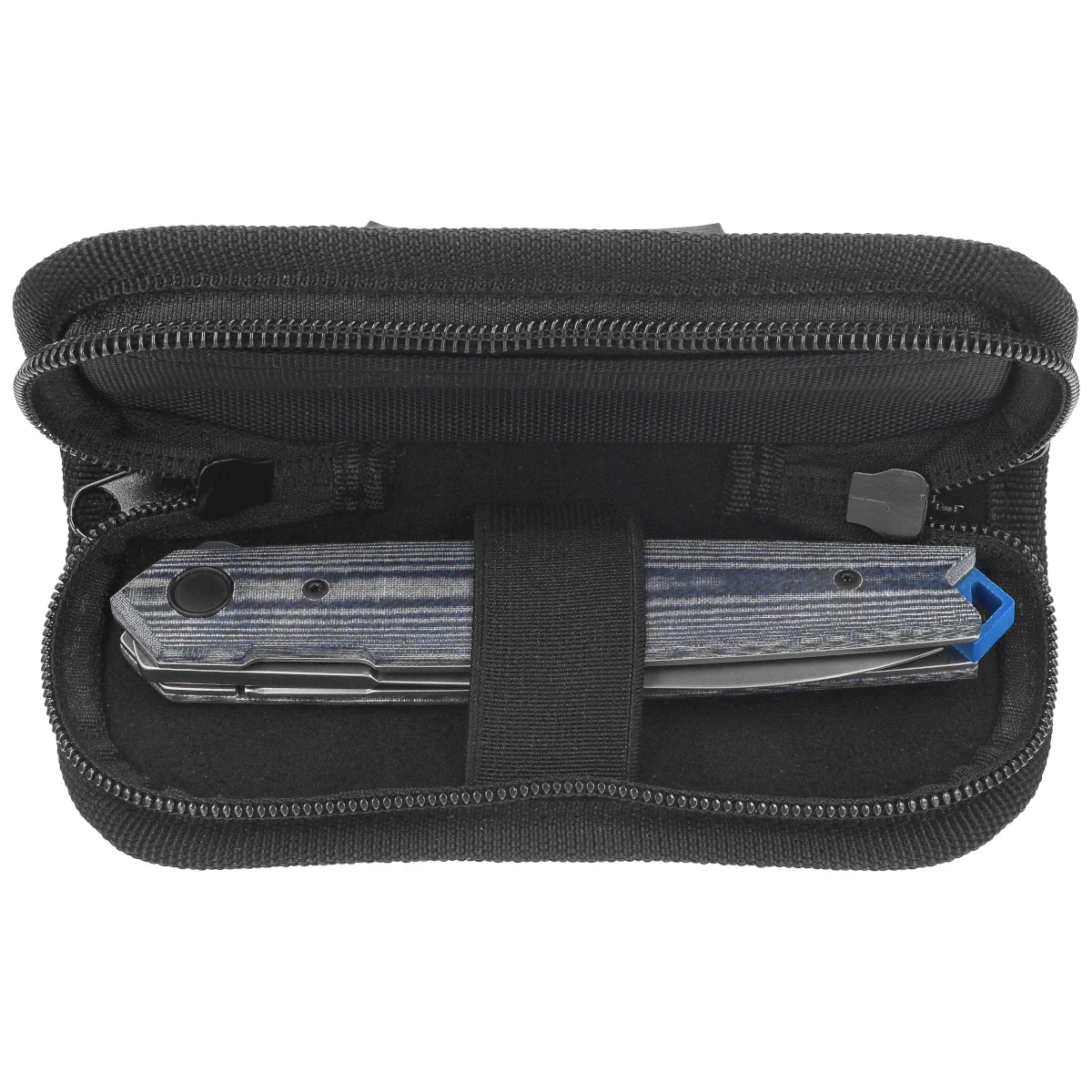 Pacifico Denim Micarta, Stonewashed, taktyczny folder EDC autorstwa Boba Terzuoli, wyposażony w głownię z CPM MagnaCut oraz rękojeść z kompozytu Denim Micarta. Płynny flipper, stonewashed finish i klips tip-up – niezawodność i styl premium. - LifeGun.pl Nóż składany Fox Pacifico Denim Micarta, Stonewashed MagnaCut by Bob Terzuola (FX-ATC-OG02 MD)-3