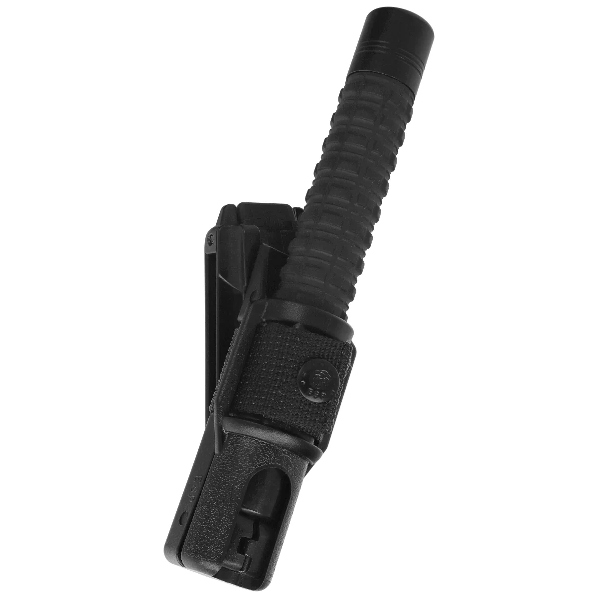 ExBT-18H-BK BHT-54 profesjonalna hartowana pałka teleskopowa Easy Lock o długości 18 cala (460 mm), z okrągłym kompaktowym zakończeniem rękojeści Round ending. W zestawie profesjonalny obrotowy uchwyt BHT-54 umożliwiający automatycznie rozłożenie pałki podczas wyjmowania z mocowaniem UBC-5 wyposażonym w systemem szybkiego wypięcia ładownicy Quick Change. Przeznaczona dla służb mundurowych, pracowników ochrony oraz użytkowników cywilnych potrzebujących skutecznego, kompaktowego narzędzia do samoobrony. Easy Lock ustanawia nowe standardy w dziedzinie technologii - LifeGun.pl Pałka teleskopowa hartowana ESP Easy Lock 18'' (ExBT-18H-BK BHT-54)-3