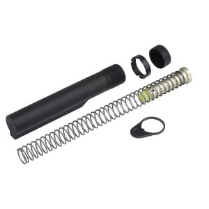 UTG - Zestaw prowadnicy kolby do AR15 - 6-pozycyjna - Mil-Spec - Czarny - TLU001-KIT-1