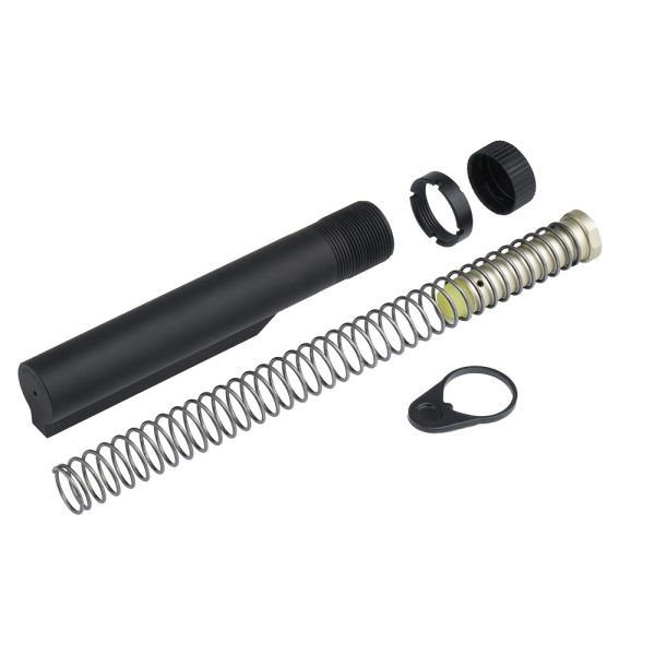 UTG - Zestaw prowadnicy kolby do AR15 - 6-pozycyjna - Mil-Spec - Czarny - TLU001-KIT-1