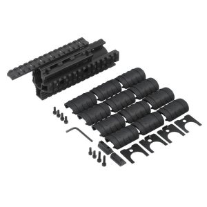 UTG - Łoże AK47 z szynami Picatinny Aluminiowe Czarne MTU009-1