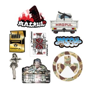 Magpul - Zestaw naklejek Share Icon Sticker Pack 2023 - 8 szt. - DAKA® Hard Case - R44 - MAG1378 BLK-1