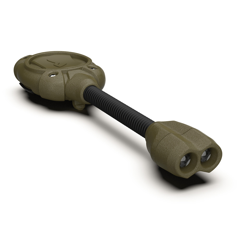 Lekka i kompaktowa latarka taktyczna o mocy światła 10 lm. Dedykowana do montażu zarówno na hełmach, jak i w systemach MOLLE czy M-LOK. Użytkownik może wybierać między światłem białym, a kolorami RGB, w celu dopasowania do swoich potrzeb. Do obsługi i programowania koloru służy pojedynczy, duży przycisk, co umożliwia korzystanie z latarki w rękawicach taktycznych. - LifeGun.pl Princeton Tec – Latarka LED nahełmowa Switch RGB MPLS – 10 lm - Olive Drab - SWITCH-RGB-OD-1