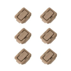 Magpul - Organizery kabli łoża przedniego Wire Control Kit - 6 sztuk - M-LOK - Flat Dark Earth - MAG1296-FDE-1