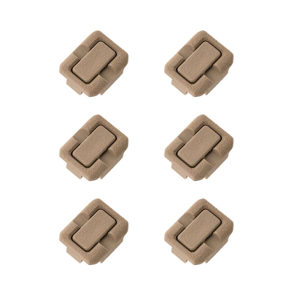 Magpul - Organizery kabli łoża przedniego Wire Control Kit - 6 sztuk - M-LOK - Flat Dark Earth - MAG1296-FDE-1