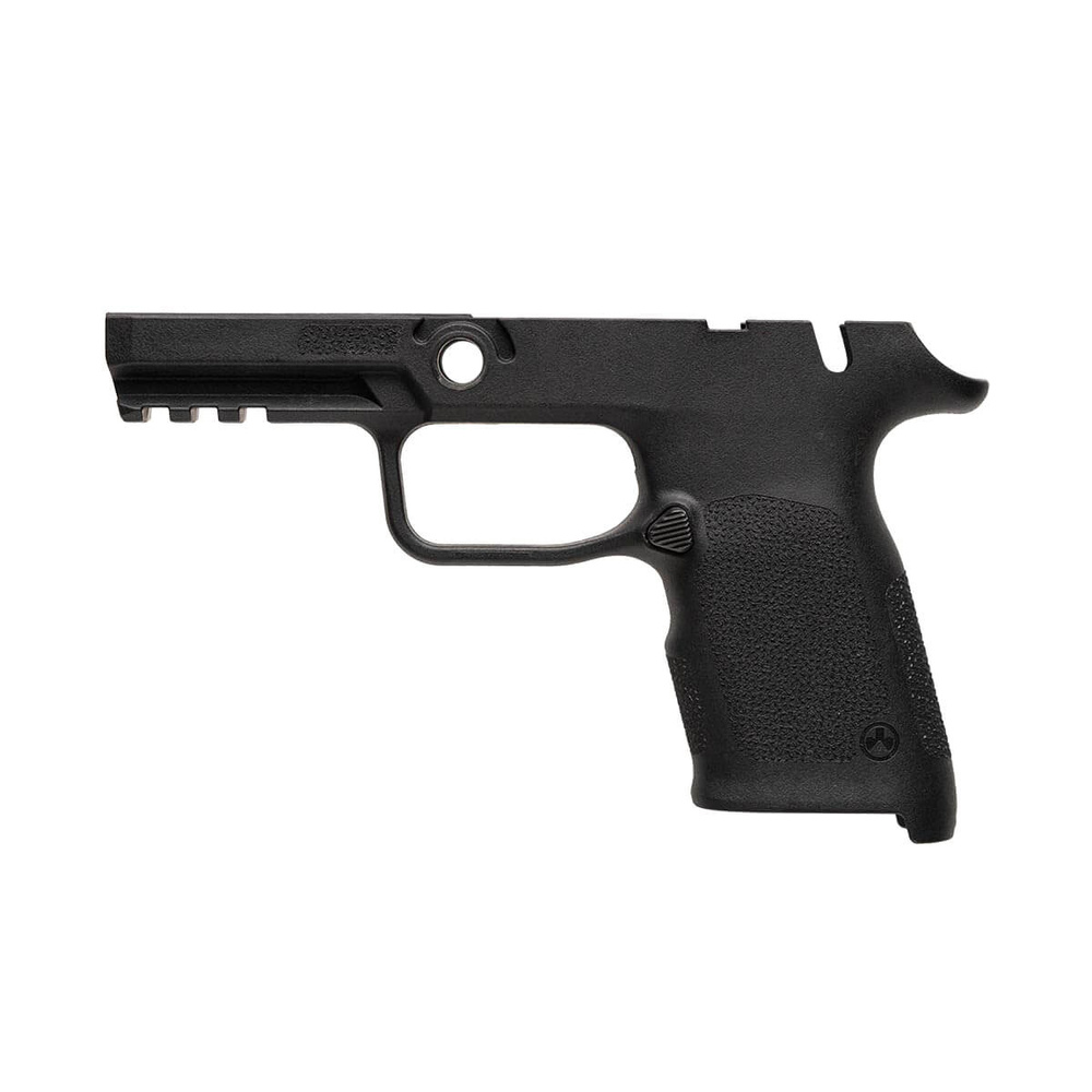 Polimerowy szkielet EHG™ SG9 do pistoletu SIG Sauer P320™ w wersji Compact z manualnym bezpiecznikiem. Do rozpoczęcia przygody z nowym szkieletem, użytkownik musi jedynie przełożyć części odpowiedzialne za pracę pistoletu do nowej ramy. Takie rozwiązanie nazywa jest przez producenta drop-in co odnosi się do prostej kwestii umieszczenia wymaganych elementów w szkielecie. Zastosowanie polimeru pozwoliło osiągnąć - LifeGun.pl Magpul - Polimerowy szkielet EHG SG9 do SIG Sauer P320 Compact Manual Safety - Czarny - MAG1431-BLK-1