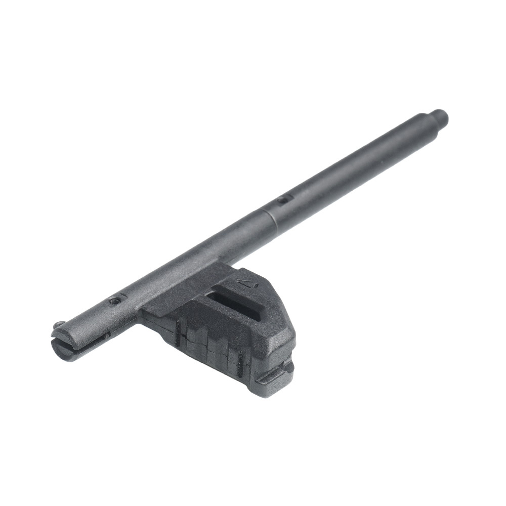 Dźwignia przeładowania SI‑CEVO‑CH‑S to zamiennik oryginalnego elementu CZ Scorpion 3/3+, pozwalający na personalizację broni. Niewielkie rozmiary rączki ułatwiają montaż, zwłaszcza przy obecności dodatkowego oświetlenia taktycznego. Zaokrąglone krawędzie zmniejszają ryzyko zaczepienia się o wyposażenie montowane na szynie. Dzięki przemyślanej konstrukcji dźwignia nie haczy też o dłoń w trakcie przeładowania broni. Dodatek reaktywnego na światło ultrafioletowe proszku - LifeGun.pl Strike Industries - Dźwignia przeładowania do CZ Scorpion 3/3+ - Rozmiar S - UV Reactive - SI-CEVO-CH-S-1