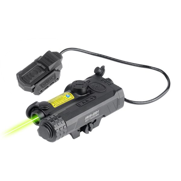 Holosun - Laserowy wskaźnik celu Iris - Aluminium - Zielony laser - Czarny - IRIS-GR1-1