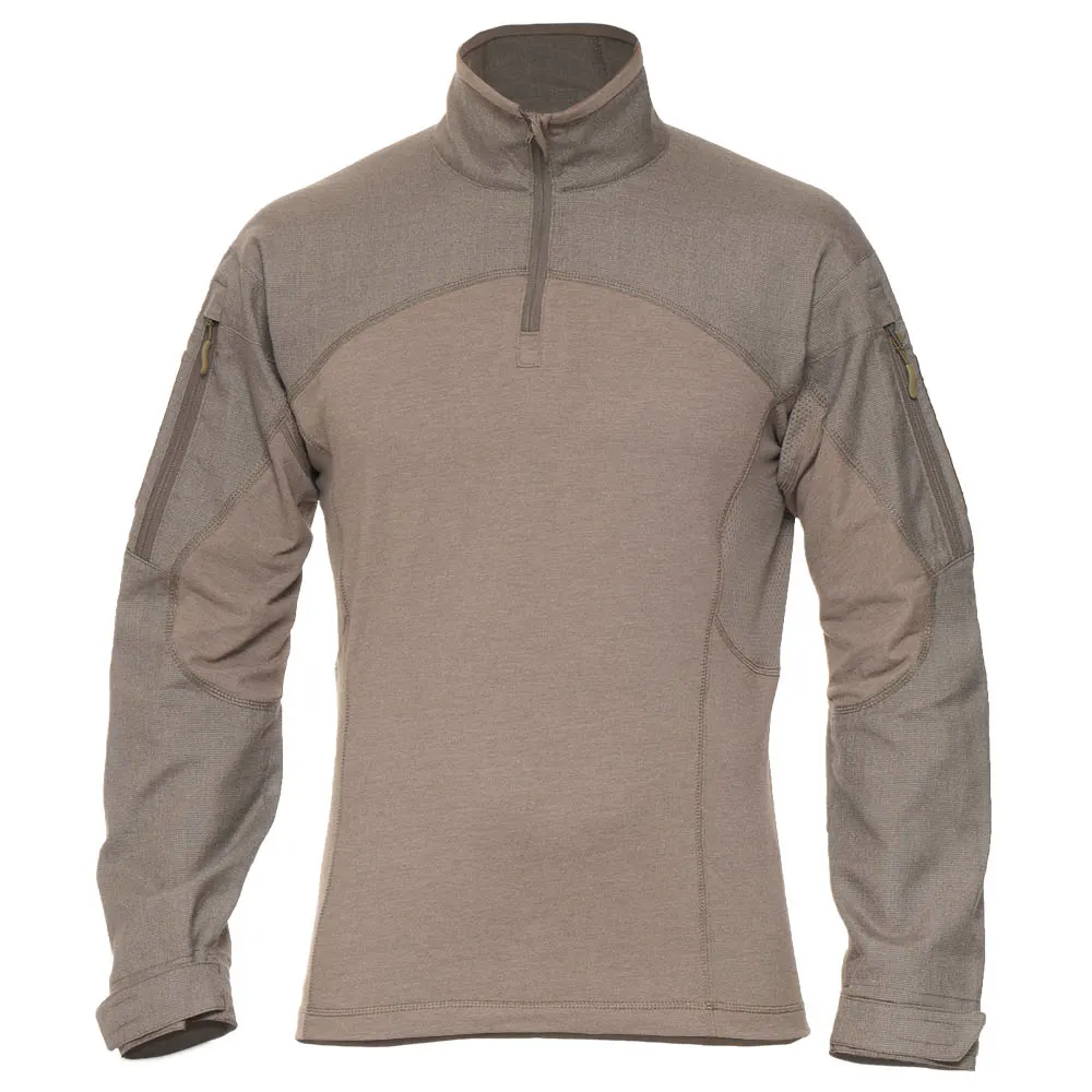 Lekka, ognioodporna bluza taktyczna NFM GARM™ Combat Shirt Hot Climate 2.0 zaprojektowana do gorących warunków. Ergonomiczny krój pod kamizelkę, oddychająca dzianina FR, wzmocnione rękawy/karczek, siatka pod pachami, kieszenie ramieniowe, mankiety z rzepem. Rozmiary XS–3XL. - LifeGun.pl Bluza taktyczne NFM GARM Combat Shirt Hot Climate 20 Raptor Green 1