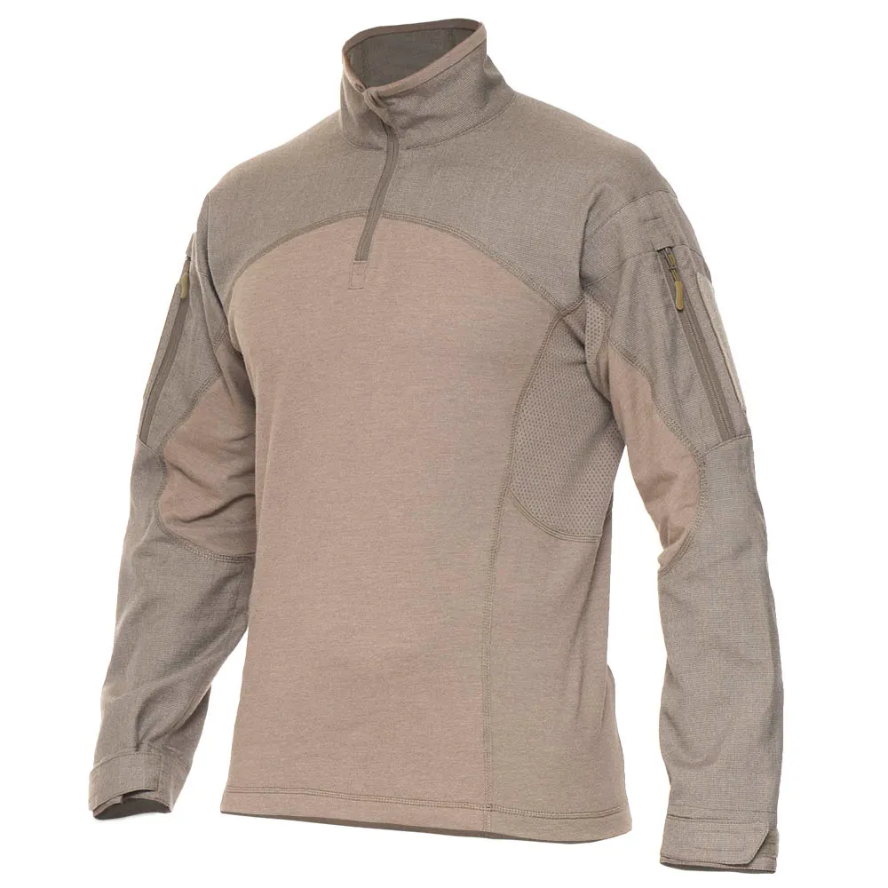 Lekka, ognioodporna bluza taktyczna NFM GARM™ Combat Shirt Hot Climate 2.0 zaprojektowana do gorących warunków. Ergonomiczny krój pod kamizelkę, oddychająca dzianina FR, wzmocnione rękawy/karczek, siatka pod pachami, kieszenie ramieniowe, mankiety z rzepem. Rozmiary XS–3XL. - LifeGun.pl Bluza taktyczne NFM GARM Combat Shirt Hot Climate 20 Raptor Green