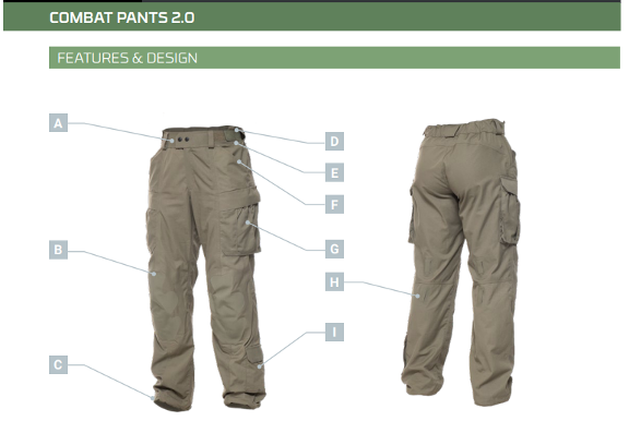 Spodnie taktyczne NFM GARM Combat Pants 20