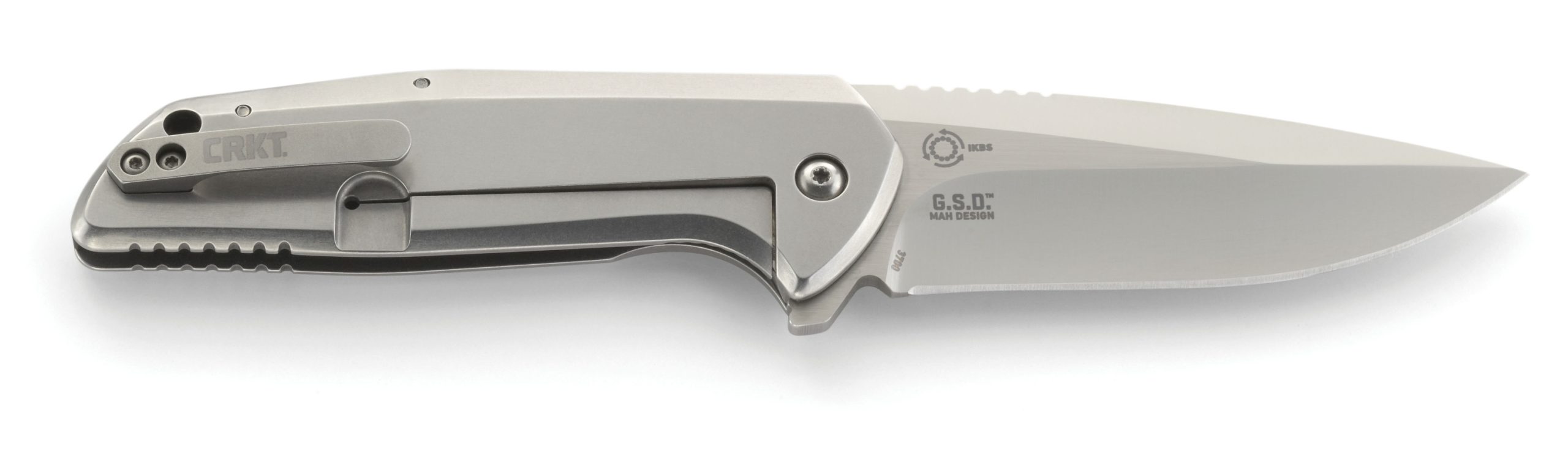Asystent otwierania: IKBS | Ostrze ząbkowane: Nie | Opakowanie: Pudełko kartonowe | Waga (g): 165 | Rodzaj ostrza:: Drop point | Stal: AUS 8 | Wykończenie ostrza: Satynowe | Długość po złożeniu (cm): 10.9 | Długość ostrza (cm): 8.4 | Twardość materiału ostrza::: 57-59 HRC | Projektant: Liong Mah | Długość całkowita (cm): 19.5 | Blokada ostrza: Frame Lock | Grubość ostrza (cm): 0.30 | Rękojeść: 420J2 - LifeGun.pl Nóż Składany CRKT 3700 G.S.D Get.S**T.Done-7