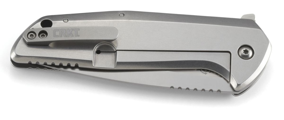 Asystent otwierania: Nie | Ostrze ząbkowane: Tak | ISBN/EAN: 794023371000 | Futerał: Nie | Opakowanie: Pudełko kartonowe | Waga (g): 165 | Rodzaj ostrza:: Drop point | Stal: AUS8 | Wykończenie ostrza: Satynowe | Długość po złożeniu (cm): 10.9 | Długość ostrza (cm): 8.4 | Twardość materiału ostrza::: 57-59 HRC | Projektant: Liong Mah | Długość całkowita (cm): 19.5 | Blokada ostrza: Frame Lock | Grubość ostrza (cm): 0.3 | Rękojeść: 420J2 - LifeGun.pl Nóż składany CRKT 3710 G.S.D Get.S**T.Done.-5