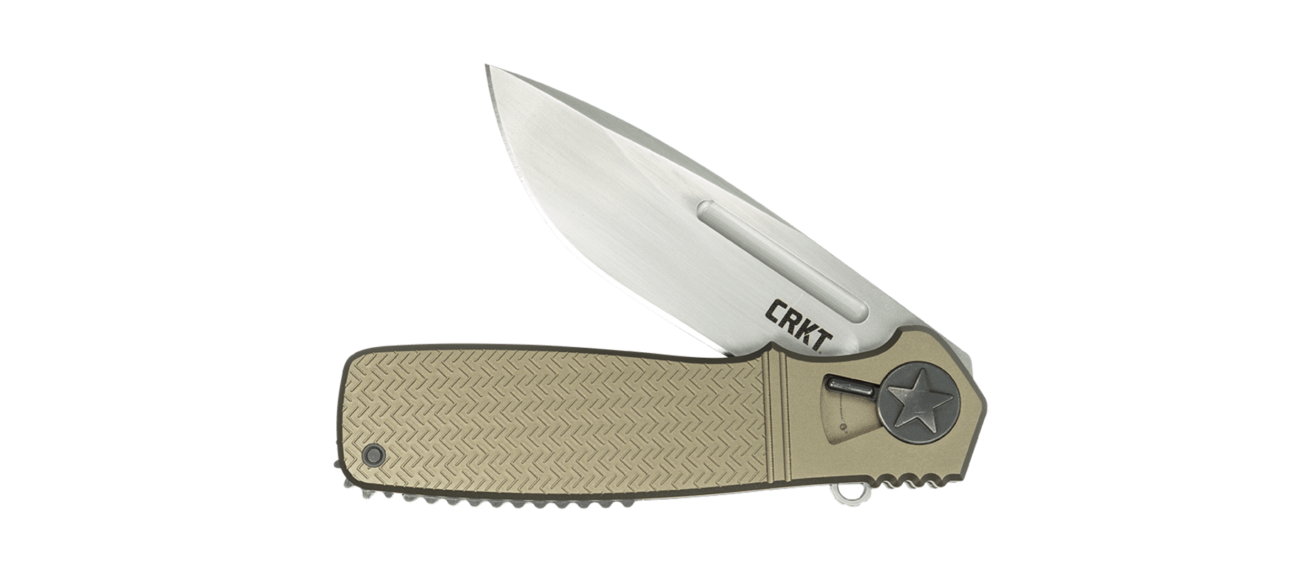 Asystent otwierania: Nie | Ostrze ząbkowane: Nie | Opakowanie: Pudełko kartonowe | Waga (g): 136 | Rodzaj ostrza:: Drop point | Stal: AUS 8 | Wykończenie ostrza: Szczotkowanie | Długość po złożeniu (cm): 12 | Długość ostrza (cm): 8.8 | Twardość materiału ostrza::: 57-58 HRC | Projektant: Ken Onion | Długość całkowita (cm): 21.1 | Blokada ostrza: Locking Liner | Grubość ostrza (cm): 0.33 | Rękojeść: Aluminium 6061 - LifeGun.pl Nóż CRKT K270GKP Homefront-2