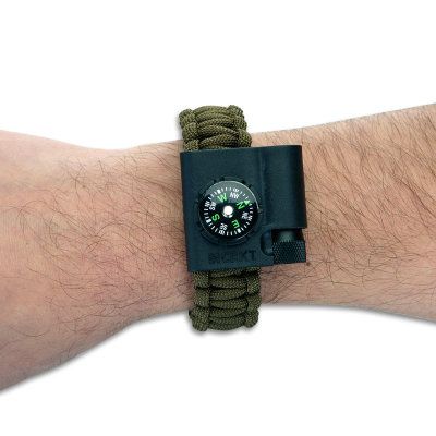 Kompas i krzesiwo CRKT 9701 Kompas z krzesiwem od CRKT to drobiazg, który może uratować życie i odnaleźć się w terenie. Kompas przeznaczony przede wszystkim do użytku z bransoletką survivalową CRKT, ale jego rozmiar pozwala na przenoszenie go w kieszeni spodni czy w plecaku. - LifeGun.pl Kompas i krzesiwo CRKT 9701-3