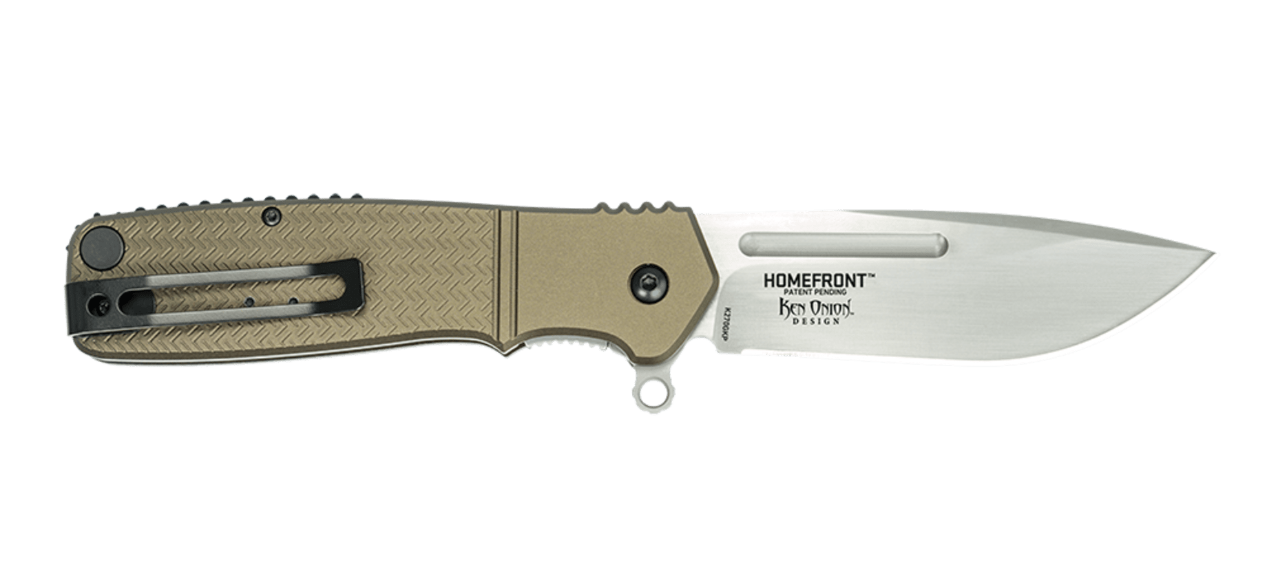 Asystent otwierania: Nie | Ostrze ząbkowane: Nie | Opakowanie: Pudełko kartonowe | Waga (g): 136 | Rodzaj ostrza:: Drop point | Stal: AUS 8 | Wykończenie ostrza: Szczotkowanie | Długość po złożeniu (cm): 12 | Długość ostrza (cm): 8.8 | Twardość materiału ostrza::: 57-58 HRC | Projektant: Ken Onion | Długość całkowita (cm): 21.1 | Blokada ostrza: Locking Liner | Grubość ostrza (cm): 0.33 | Rękojeść: Aluminium 6061 - LifeGun.pl Nóż CRKT K270GKP Homefront-3