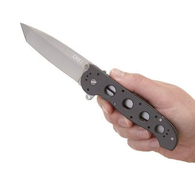 Asystent otwierania: Nie | Ostrze ząbkowane: Nie | Futerał: Nie | Opakowanie: Pudełko kartonowe | Waga (g): 156 | Rodzaj ostrza:: Tanto | Stal: AUS 8 | Wykończenie ostrza: Bead-blast | Długość po złożeniu (cm): 13.5 | Długość ostrza (cm): 9.9 | Twardość materiału ostrza::: 57-59 HRC | Projektant: Kit Carson | Długość całkowita (cm): 23.6 | Blokada ostrza: Locking Liner + LAWKS | Grubość ostrza (cm): 0.35 | Rękojeść: Aluminium lotnicze 6061 + stal 420J2 - LifeGun.pl Nóż CRKT M16-04S Classic-4