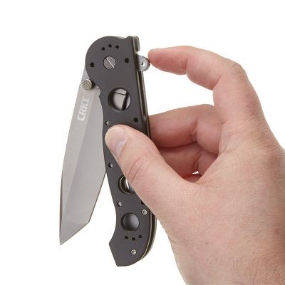 Asystent otwierania: Nie | Ostrze ząbkowane: Nie | Futerał: Nie | Opakowanie: Pudełko kartonowe | Waga (g): 156 | Rodzaj ostrza:: Tanto | Stal: AUS 8 | Wykończenie ostrza: Bead-blast | Długość po złożeniu (cm): 13.5 | Długość ostrza (cm): 9.9 | Twardość materiału ostrza::: 57-59 HRC | Projektant: Kit Carson | Długość całkowita (cm): 23.6 | Blokada ostrza: Locking Liner + LAWKS | Grubość ostrza (cm): 0.35 | Rękojeść: Aluminium lotnicze 6061 + stal 420J2 - LifeGun.pl Nóż CRKT M16-04S Classic-5