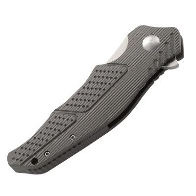 Asystent otwierania: IKBS | Ostrze ząbkowane: Nie | Futerał: Nie | Opakowanie: Pudełko kartonowe | Waga (g): 128 | Rodzaj ostrza:: Drop point | Stal: 8Cr13MoV | Wykończenie ostrza: Satynowe | Długość po złożeniu (cm): 11.9 | Długość ostrza (cm): 8.1 | Twardość materiału ostrza::: 58-60 HRC | Projektant: Ken Onion | Długość całkowita (cm): 20 | Blokada ostrza: Locking Liner | Grubość ostrza (cm): 0.33 | Rękojeść: 2Cr13 + 6061 Aluminum - LifeGun.pl Nóż Składany CRKT Outrage K320GXP-7