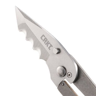 Asystent otwierania: Nie | Ostrze ząbkowane: Tak | Futerał: Nie | Opakowanie: Pudełko kartonowe | Waga (g): 17 | Rodzaj ostrza:: Tanto | Stal: 5Cr13MoV | Wykończenie ostrza: Piaskowanie | Długość po złożeniu (cm): 6.3 | Długość ostrza (cm): 3.9 | Rękojeść: Tytan 6Al4V | Twardość materiału ostrza::: 56-58 HRC | Projektant: Hans Florine | Długość całkowita (cm): 10.3 | Blokada ostrza: Frame Lock | Grubość ostrza (cm): 0.2 | Rodzaj ząbkowania ostrza: Veff Flat Top Serrations - LifeGun.pl Nóż składany CRKT Niad 2406-5