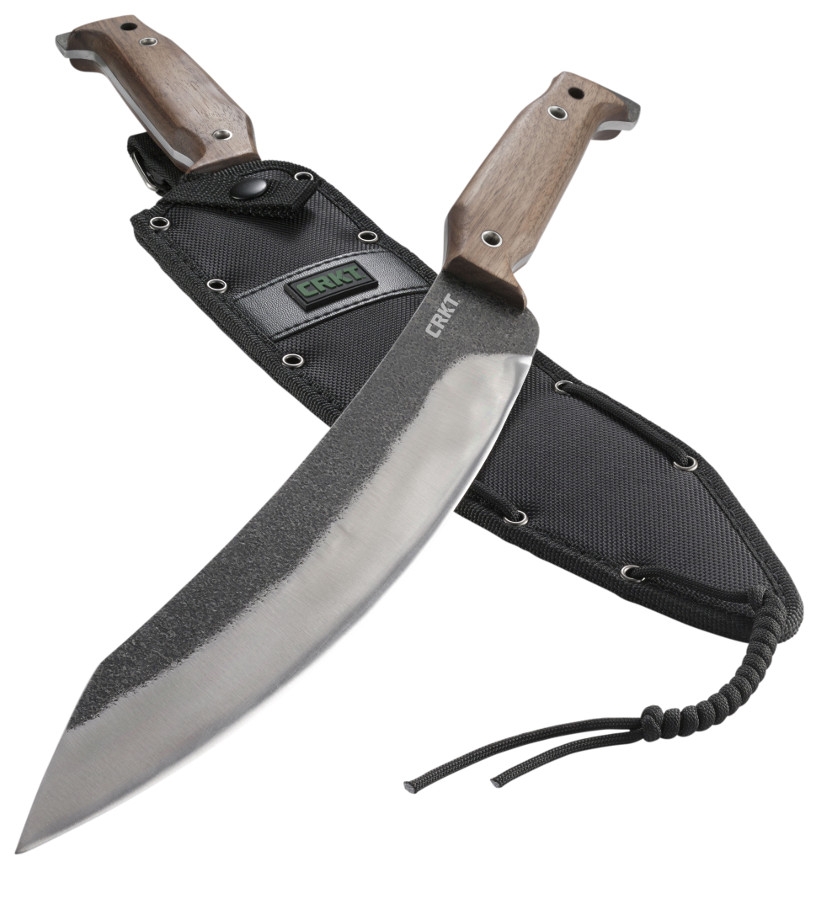 Ostrze ząbkowane: Nie | Futerał: Nylon | Opakowanie: Pudełko kartonowe | Waga (g): 545 | Rodzaj ostrza:: Drop point | Stal: Stal karbonowa 1075 | Wykończenie ostrza: Satynowe / Hammer | Grubość ostrza (cm): 0.45 | Rękojeść: Drewno orzecha | Twardość materiału ostrza::: 50-55 HRC | Projektant: Liong Mah | Długość całkowita (cm): 44.3 | Blokada ostrza: Ostrze stałe | Długość ostrza (cm): 30.5 - LifeGun.pl Maczeta CRKT 3100 Mah-Chete-6