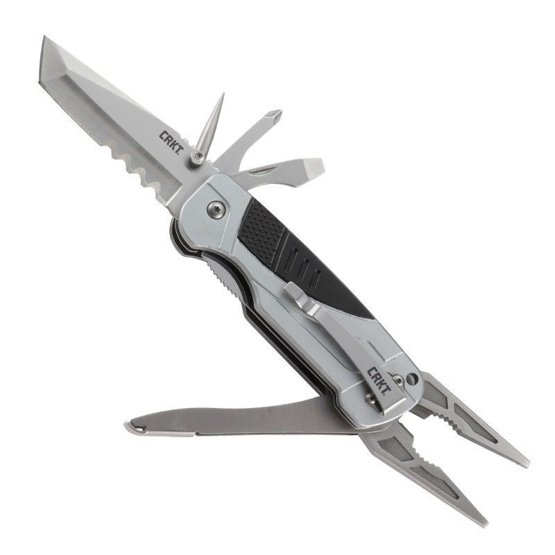 Ostrze ząbkowane: Tak | Opakowanie: Pudełko kartonowe | Waga (g): 218 | Rodzaj ostrza:: Zmodyfikowane Tanto | Stal: 5Cr15MoV | Wykończenie ostrza: Satynowe | Długość po złożeniu (cm): 10.5 | Długość ostrza (cm): 15.3 | Twardość materiału ostrza::: 55-58 HRC | Projektant: Hans Florine | Długość całkowita (cm): 17.9 | Blokada ostrza: Locking Liner | Grubość ostrza (cm): 0.23 | Rodzaj ząbkowania ostrza: Veff Serrations - LifeGun.pl Multitool CRKT Bivy 9250-1