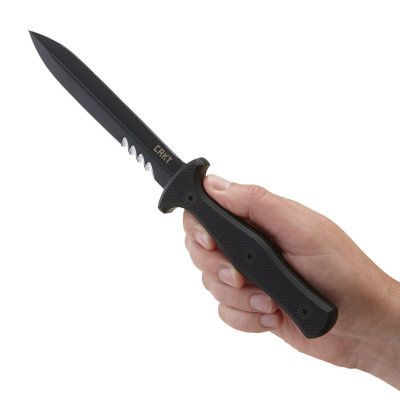 Czas realizacji zamówienia: Wkrótce w naszej ofercie | Ostrze ząbkowane: Tak | Futerał: Nylon | Opakowanie: Pudełko kartonowe | Waga (g): 210 | Projektant: David William Sirois | Długość całkowita (cm): 26.6 | Grubość ostrza (cm): 0.46 | Rodzaj ząbkowania ostrza: Veff Serrations | Twardość materiału ostrza::: 54-56 HRC | Stal: SK 5 | Wykończenie ostrza: Proszkowane | Długość ostrza (cm): 14 | Rękojeść: G-10 - LifeGun.pl Nóż CRKT Sangrador 2080-4