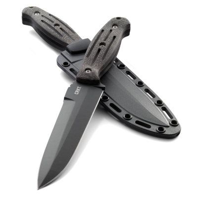 Futerał: Nylonowy z włóknem szklanym | Opakowanie: Pudełko kartonowe | Waga (g): 235 | Projektant: Pat Cascio & Brian Wagner | Długość całkowita (cm): 27.7 | Grubość ostrza (cm): 0.46 | Rękojeść: Żywica wzmocniona włóknami | Twardość materiału ostrza::: 54-56 HRC | Stal: SK 5 | Wykończenie ostrza: Powłoki proszkowe | Długość ostrza (cm): 15.4 - LifeGun.pl Nóż taktyczny CRKT OC3 2852-6