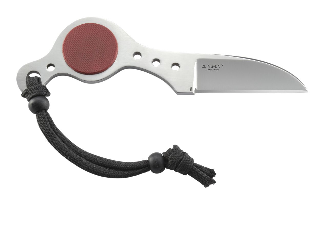 Ostrze ząbkowane: Nie | Futerał: Skórzana kabura | Opakowanie: Pudełko kartonowe | Waga (g): 37 | Rodzaj ostrza:: Wharncliffe | Stal: 8Cr13MoV | Wykończenie ostrza: Satynowe | Grubość ostrza (cm): 0.28 | Twardość materiału ostrza::: 58-60 HRC | Projektant: Ed Van Hoy | Długość całkowita (cm): 12.4 | Blokada ostrza: Ostrze stałe | Długość ostrza (cm): 8.2 - LifeGun.pl Nóż CRKT 5030 Cling-On-4