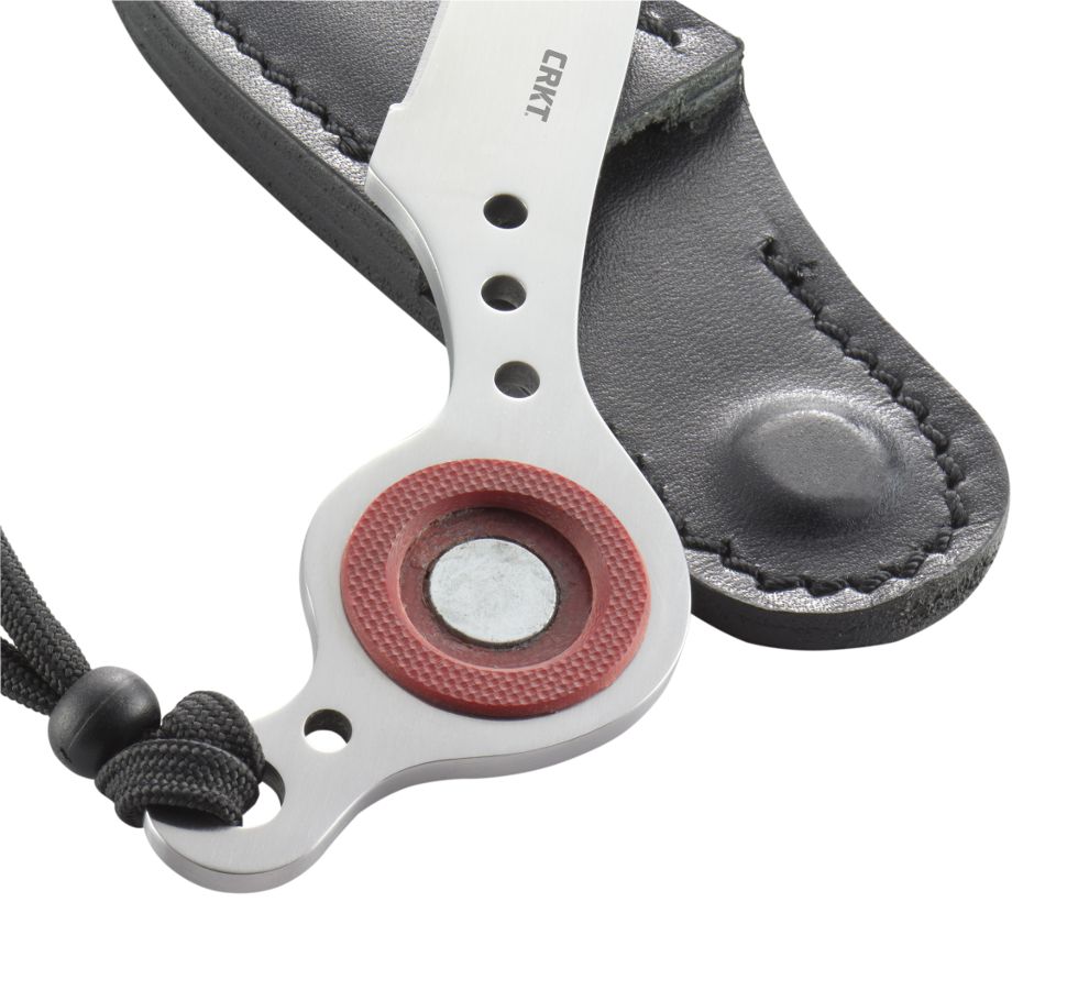 Ostrze ząbkowane: Nie | Futerał: Skórzana kabura | Opakowanie: Pudełko kartonowe | Waga (g): 37 | Rodzaj ostrza:: Wharncliffe | Stal: 8Cr13MoV | Wykończenie ostrza: Satynowe | Grubość ostrza (cm): 0.28 | Twardość materiału ostrza::: 58-60 HRC | Projektant: Ed Van Hoy | Długość całkowita (cm): 12.4 | Blokada ostrza: Ostrze stałe | Długość ostrza (cm): 8.2 - LifeGun.pl Nóż CRKT 5030 Cling-On-6