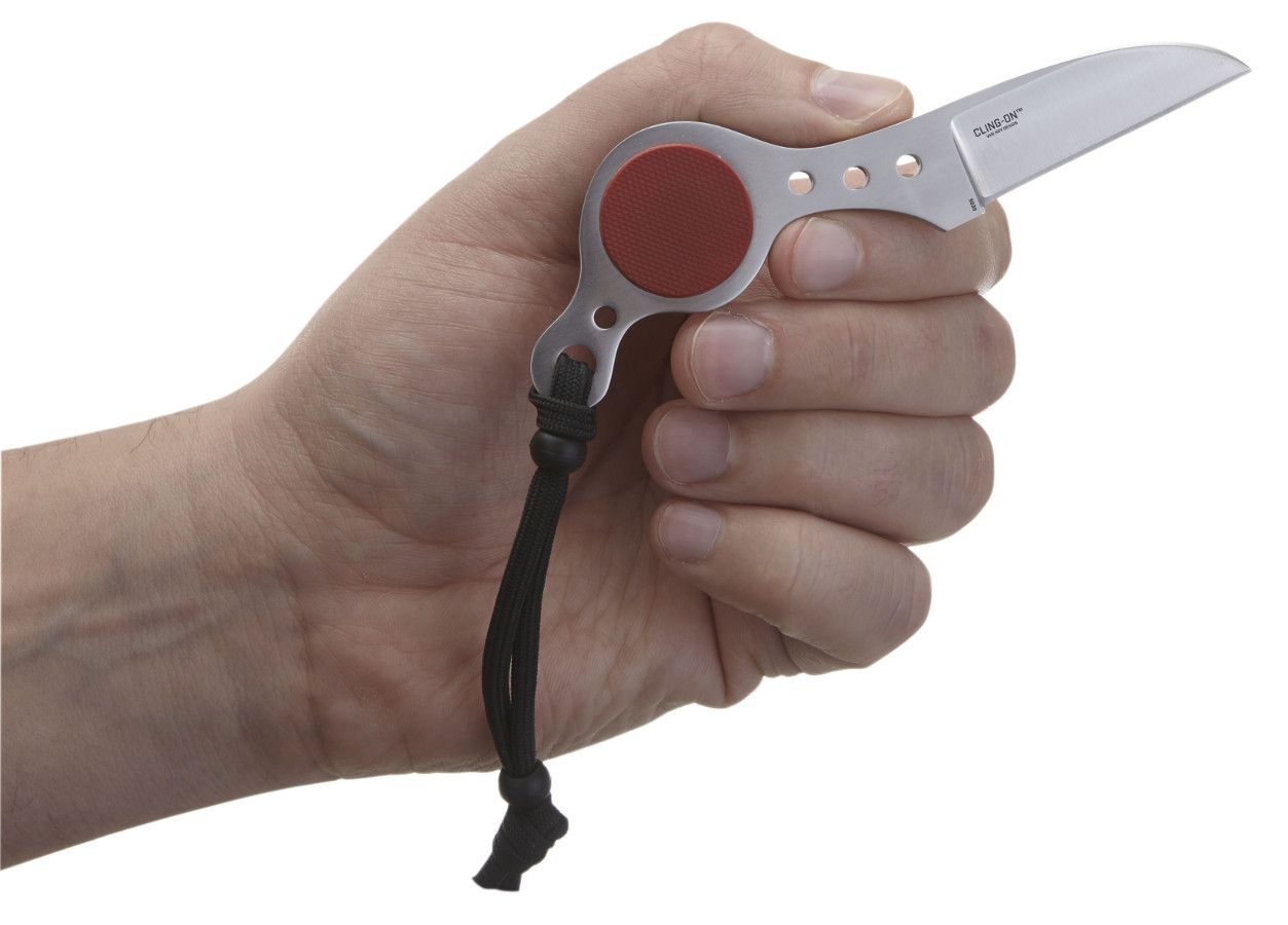 Ostrze ząbkowane: Nie | Futerał: Skórzana kabura | Opakowanie: Pudełko kartonowe | Waga (g): 37 | Rodzaj ostrza:: Wharncliffe | Stal: 8Cr13MoV | Wykończenie ostrza: Satynowe | Grubość ostrza (cm): 0.28 | Twardość materiału ostrza::: 58-60 HRC | Projektant: Ed Van Hoy | Długość całkowita (cm): 12.4 | Blokada ostrza: Ostrze stałe | Długość ostrza (cm): 8.2 - LifeGun.pl Nóż CRKT 5030 Cling-On-7