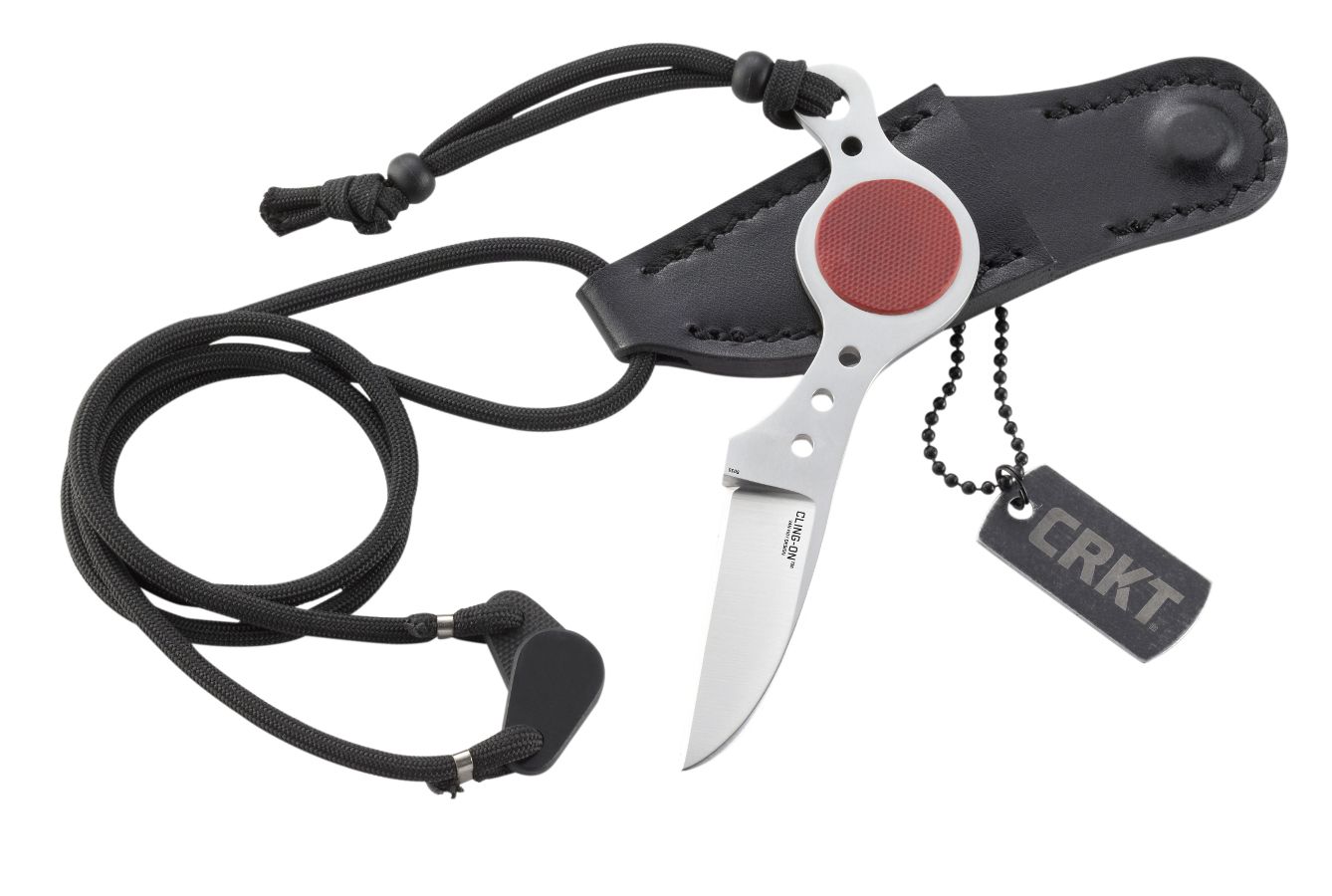 Ostrze ząbkowane: Nie | Futerał: Skórzana kabura | Opakowanie: Pudełko kartonowe | Waga (g): 37 | Rodzaj ostrza:: Wharncliffe | Stal: 8Cr13MoV | Wykończenie ostrza: Satynowe | Grubość ostrza (cm): 0.28 | Twardość materiału ostrza::: 58-60 HRC | Projektant: Ed Van Hoy | Długość całkowita (cm): 12.4 | Blokada ostrza: Ostrze stałe | Długość ostrza (cm): 8.2 - LifeGun.pl Nóż CRKT 5030 Cling-On-8