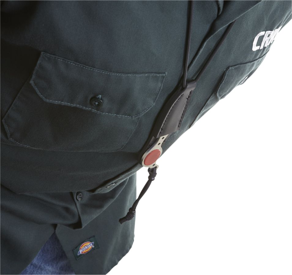 Ostrze ząbkowane: Nie | Futerał: Skórzana kabura | Opakowanie: Pudełko kartonowe | Waga (g): 37 | Rodzaj ostrza:: Wharncliffe | Stal: 8Cr13MoV | Wykończenie ostrza: Satynowe | Grubość ostrza (cm): 0.28 | Twardość materiału ostrza::: 58-60 HRC | Projektant: Ed Van Hoy | Długość całkowita (cm): 12.4 | Blokada ostrza: Ostrze stałe | Długość ostrza (cm): 8.2 - LifeGun.pl Nóż CRKT 5030 Cling-On-12