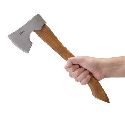 Waga (g): 292 | Stal: 1055 Carbon | Wykończenie ostrza: Satynowe | Długość ostrza (cm): 13.1 | Twardość materiału ostrza::: 50-55 HRC | Długość całkowita (cm): 40.5 | Grubość ostrza (cm): 2.8 | Rękojeść: Drewno orzecha - LifeGun.pl Siekiera CRKT Birler 2745-4