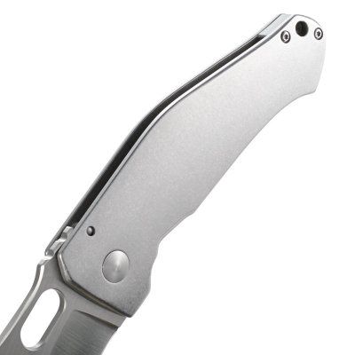 Asystent otwierania: Nie | Ostrze ząbkowane: Nie | Opakowanie: Pudełko kartonowe | Waga (g): 218 | Projektant: Lucas Burnley | Długość całkowita (cm): 21.1 | Blokada ostrza: Frame Lock | Grubość ostrza (cm): 0.36 | Rękojeść: Stal nierdzewna | Twardość materiału ostrza::: 58-60 HRC | Stal: 8Cr13MoV | Wykończenie ostrza: Satynowe | Długość po złożeniu (cm): 12.3 | Długość ostrza (cm): 9.5 - LifeGun.pl Nóż CRKT Buku 2460-8